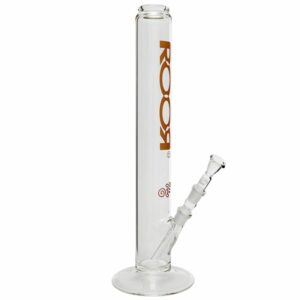 Buy ROOR Zumo Straight Cylinder Glass Bong | Orange Logo in australia