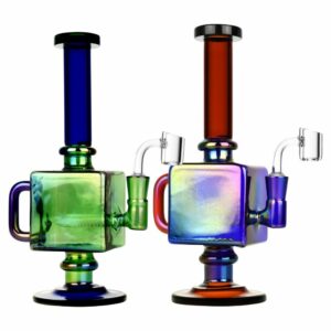 Buy Iridescent Teapot Cube Inline Rig in australia