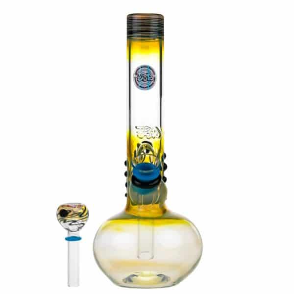 Buy Jerome Baker Designs and GrassCity Dichro Fumed Glass Ice Bong | Green in australia