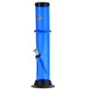 Buy Acrylic Straight Tube Bong with Maria and Carb Hole | Blue in australia