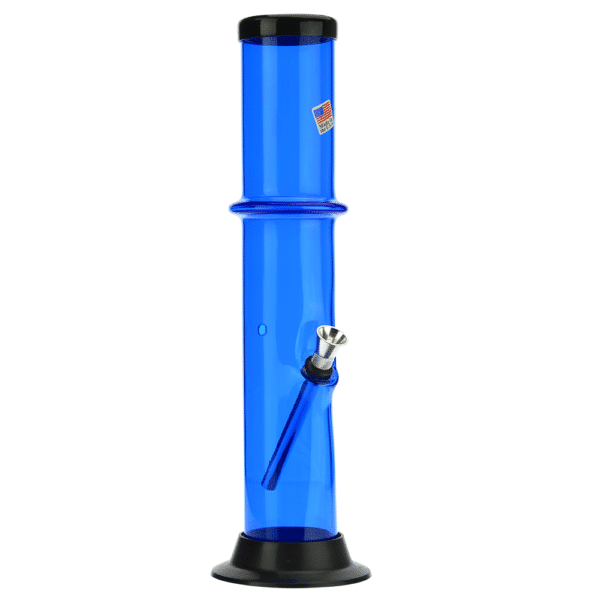 Buy Acrylic Straight Tube Bong with Maria and Carb Hole | Blue in australia