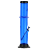 Buy Acrylic Straight Tube Bong with Maria and Carb Hole | Blue in australia