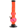 Buy Acrylic Straight Double Bubble Bong with Maria | Orange in australia