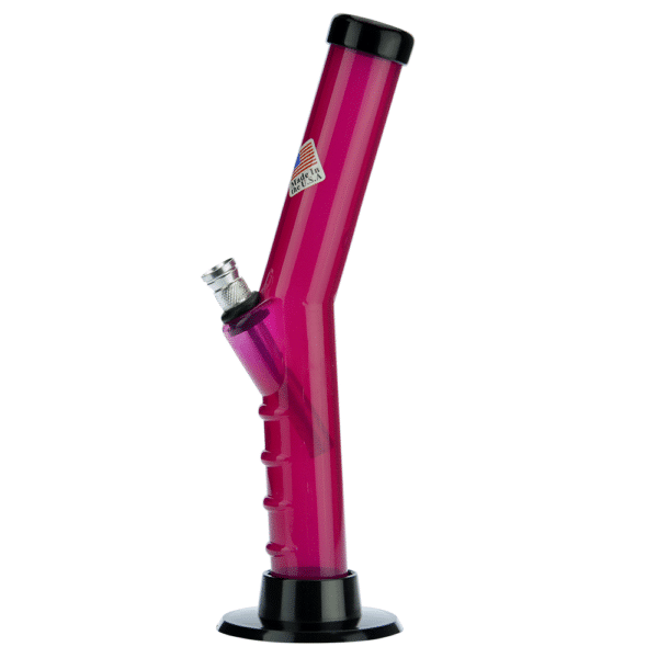 Buy Acrylic Layback Bong with Raised Grip | Pink in australia