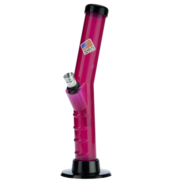 Buy Acrylic Layback Bong with Raised Grip | Pink in australia