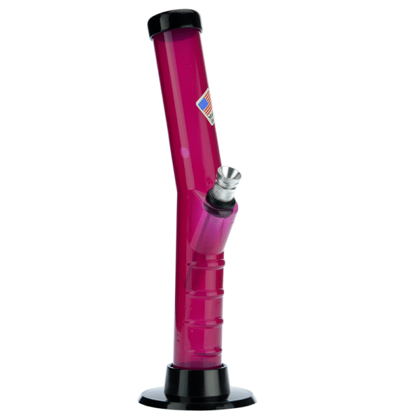 Buy Acrylic Layback Bong with Raised Grip | Pink in australia