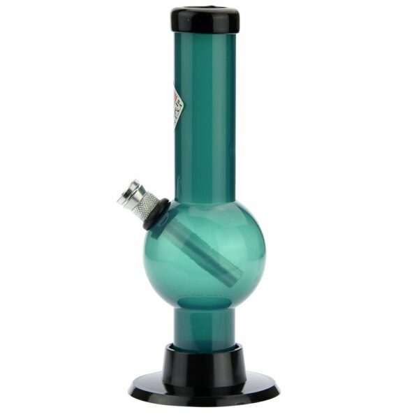 Buy Acrylic Straight Bubble Base Mini Bong with Carb Hole in australia