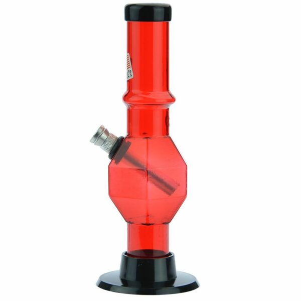 Buy Acrylic Straight Tube Bubble Base Mini Bong with Maria in australia