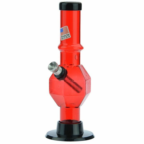 Buy Acrylic Straight Tube Bubble Base Mini Bong with Maria in australia