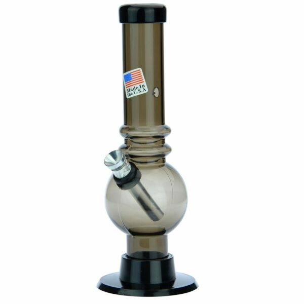 Buy Acrylic Straight Bubble Base Mini Bong with Marias in australia