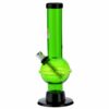 Buy Acrylic Straight Bubble Base Mini Bong with Raised Grip in australia