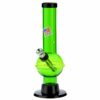 Buy Acrylic Straight Bubble Base Mini Bong with Raised Grip in australia