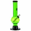 Buy Acrylic Straight Bubble Base Mini Bong with Raised Grip in australia