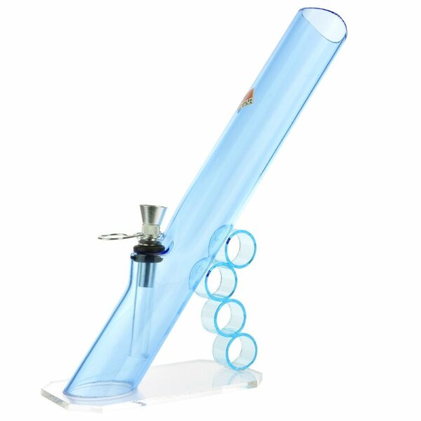 Buy Acrylic Mini Grip Bong with Flat Base and Finger Grips in australia