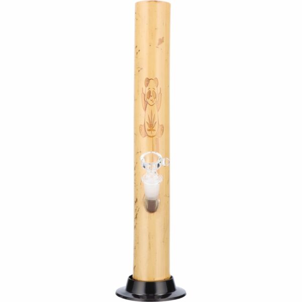 Buy Bamboo Design Bong with Glass Bowl Downstem | 13 Inch in australia