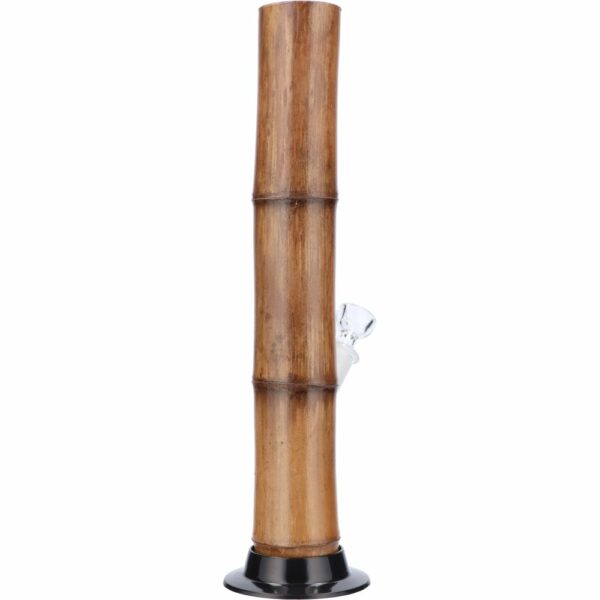 Buy Bamboo Plain Bong with Glass Bowl Downstem | 13 Inch in australia