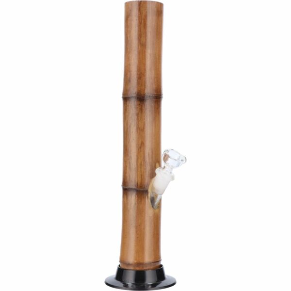 Buy Bamboo Plain Bong with Glass Bowl Downstem | 13 Inch in australia