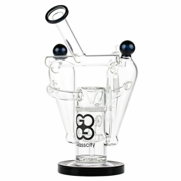 Buy Glasscity Recycler Vapor Bubbler with Showerhead & Honeycomb Disc Perc in australia
