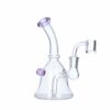 Buy Glass Mini Beaker Dab Rig with Fixed Diffuser Downstem in australia