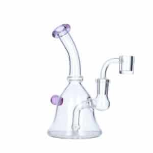 Buy Glass Mini Beaker Dab Rig with Fixed Diffuser Downstem in australia