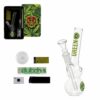 Buy Amsterdam Greenline Double Bubble Base Glass Bong Gift Set | 5.5 Inch in australia