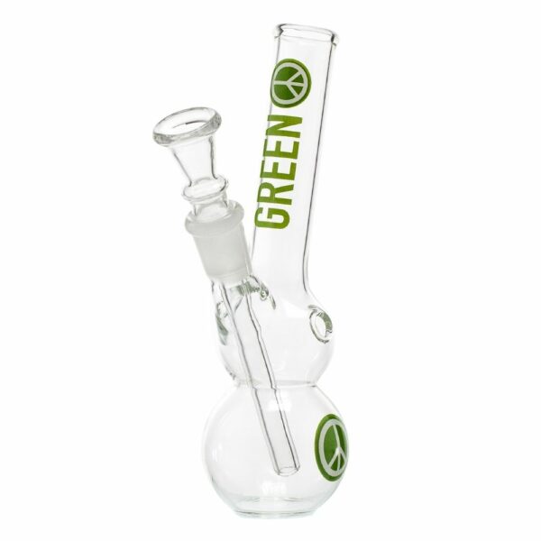 Buy Amsterdam Greenline Double Bubble Base Glass Bong Gift Set | 5.5 Inch in australia