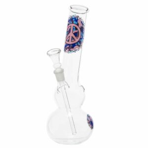 Buy Greenline Peace Glass Bubble Bong in australia