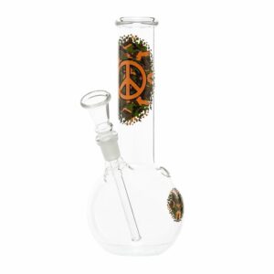 Buy Greenline Camo Peace Glass Bubble Bong in australia