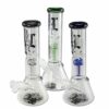 Buy Black Leaf Beaker Base Ice Bong with 8-Arm Tree Perc in australia