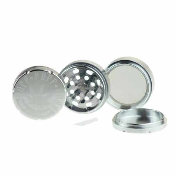 Buy Famous Brandz Puff Puff Pass 4-Part Aluminum Herb Grinder | 62 mm in australia
