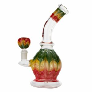 Buy Thug Life Rasta Bubbler with Fixed Downstem | 9 Inch in australia