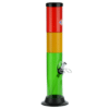 Buy Acrylic Straight Tube Rasta Bong in australia