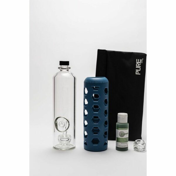Buy Pure Glass Hydro Guard Water Bottle Bong with Mini Jellyfish Perc in australia