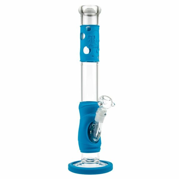 Buy Black Leaf Silly Skin Straight Glass Bong with Silicone Skin in australia