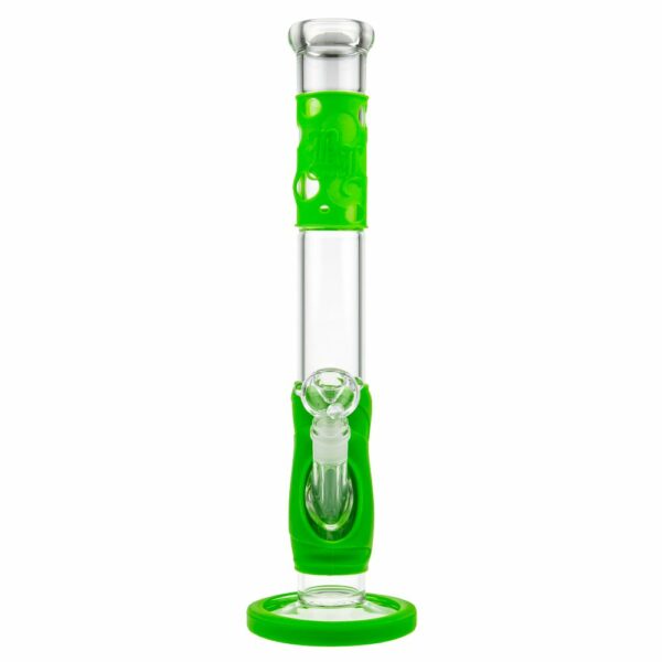 Buy Black Leaf Silly Skin Straight Glass Bong with Silicone Skin in australia