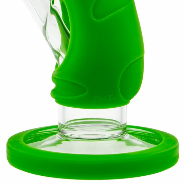 Buy Black Leaf Silly Skin Straight Glass Bong with Silicone Skin in australia