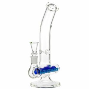 Buy Black Leaf The Nautilus Inline Perc Glass Layback Ice Bong in australia