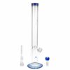 Buy Boost Straight Cylinder 5mm Glass Bong - Blue Trim in australia