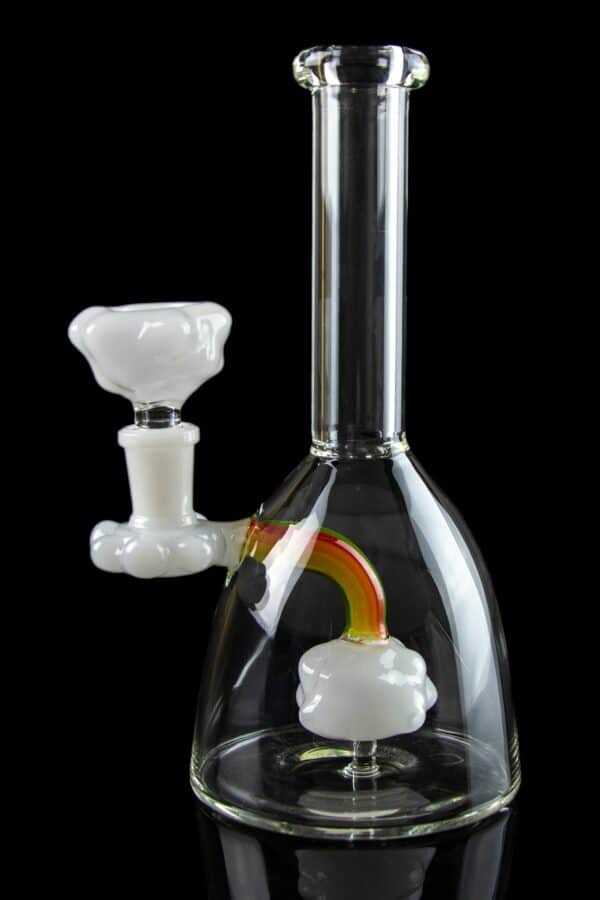 Buy "Taste the Rainbow" Rainbow Cloud Beaker Bong in australia