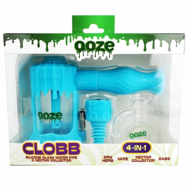 Buy Ooze Clobb Silicone Glass 4-in 1 Bong in australia