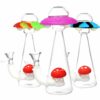 Buy UFO Glass & Silicone Glow in the Dark Bong in australia