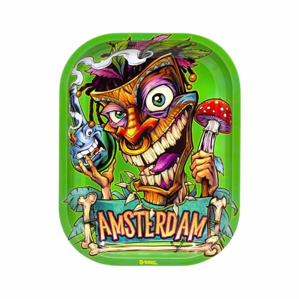 Buy G-Rollz Tiki Amsterdam Rolling Tray in australia