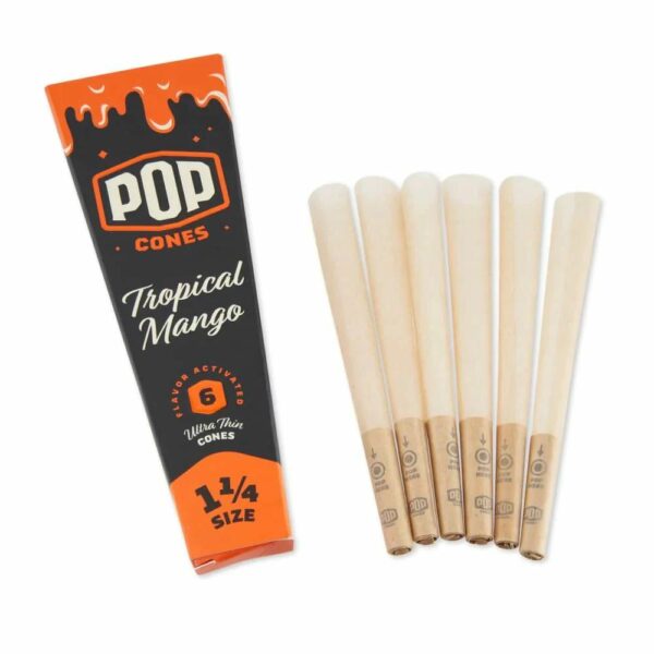 Buy Pop Cones 1¼ Size Pre-Rolled Cones with Flavor Tip | Mixed 24 Pack in australia