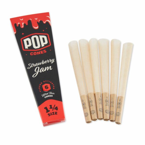 Buy Pop Cones 1¼ Size Pre-Rolled Cones with Flavor Tip | Mixed 24 Pack in australia