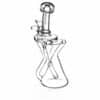 Buy Pulsar Jinni Diffused Inline Downstem Recycler Bong in australia