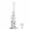 Buy Pure Glass Torus Trumpet Bubbler With Triple Perc | 12 Inch in australia