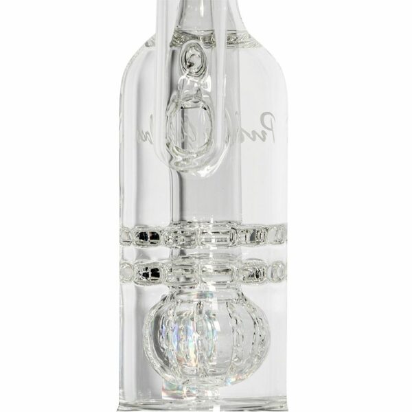 Buy Pure Glass Torus Trumpet Bubbler With Triple Perc | 12 Inch in australia
