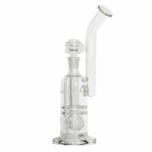 Buy Pure Glass Torus Trumpet Bubbler With Triple Perc | 12 Inch in australia