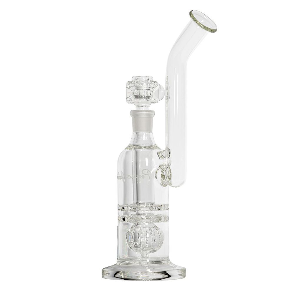 Grasscity Buy Pure Glass Torus Trumpet Bubbler With Triple Perc | 12 Inch in australia