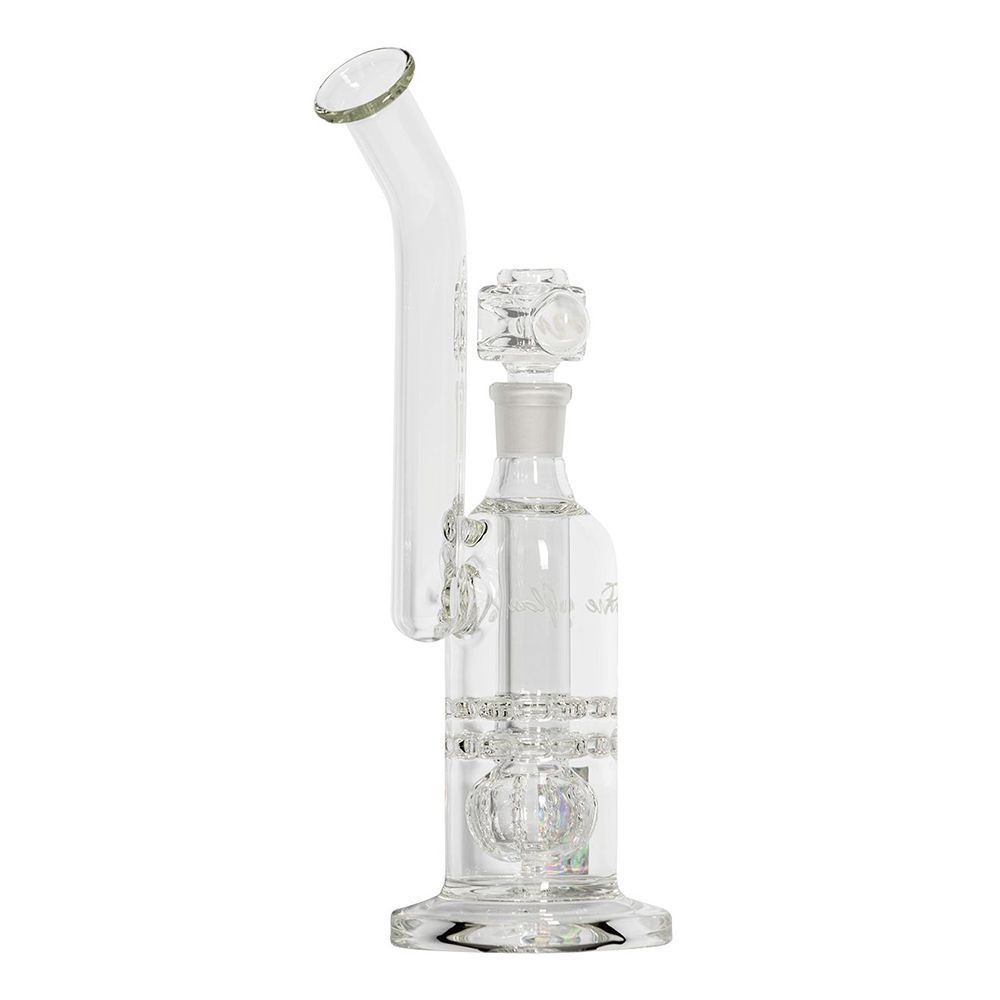 Grasscity Buy Pure Glass Torus Trumpet Bubbler With Triple Perc | 12 Inch in australia